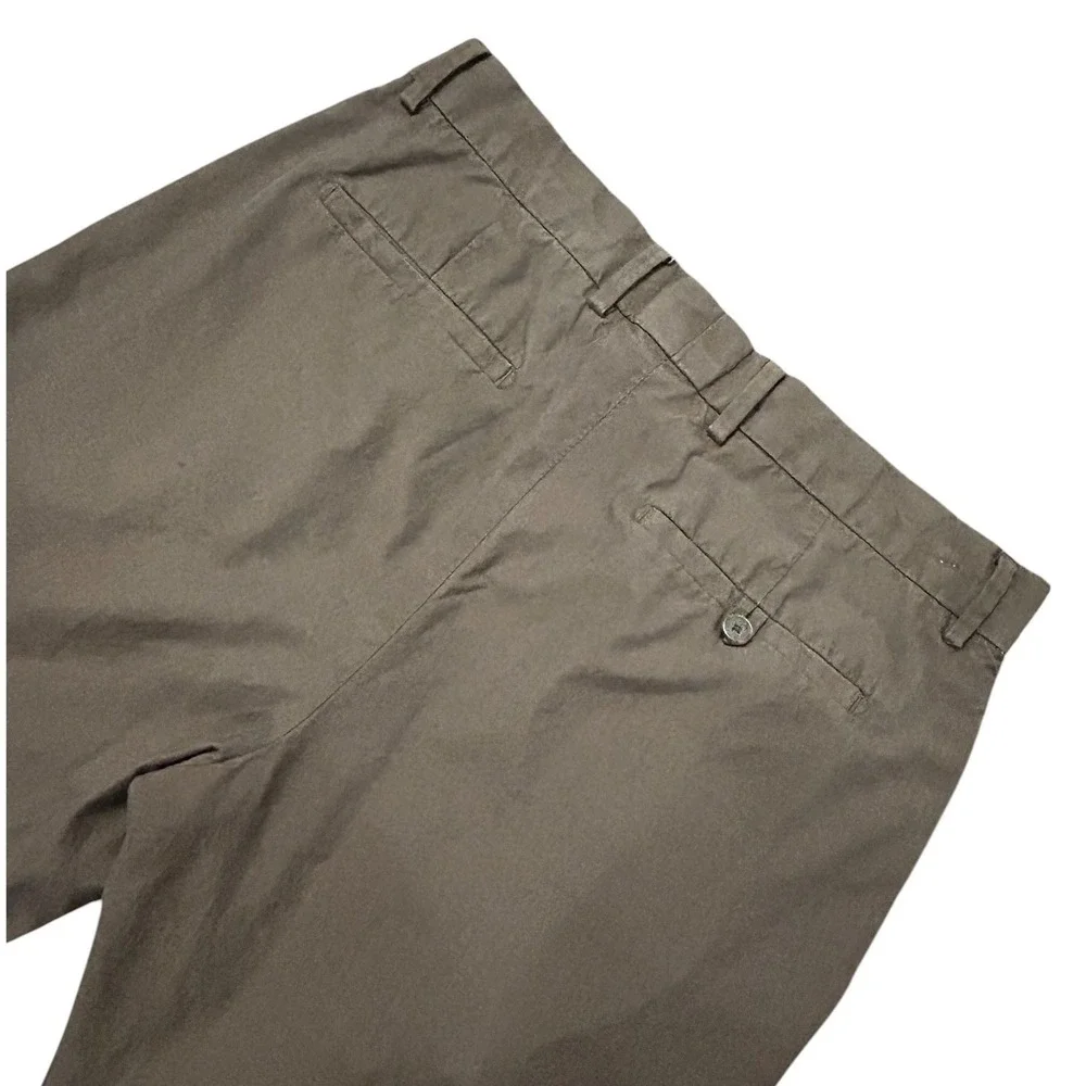 Banana Republic Mens Brown Cotton Straight Leg Chino Pants 33x30 356197-01